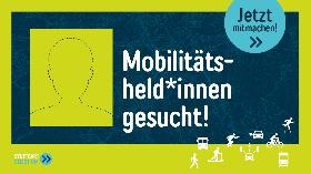 Flyer der Landeshauptstadt Stuttgart der zur Teilnahme am Wettbewerb für nachhaltige Mobilität aufruft