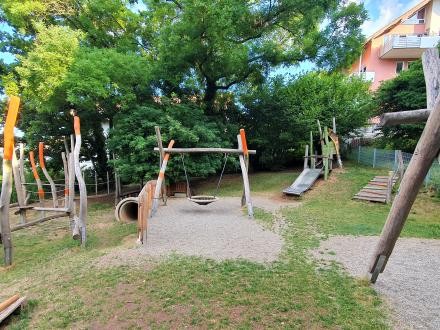 Foto: Kinderhaus am Johanniterpark Garten/Ü3-Bereich des Kinderhaus am Johanniterpark