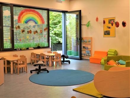 Foto. Kinderhaus am Johanniterpark Gruppenraum im Kinderhaus am Johanniterpark