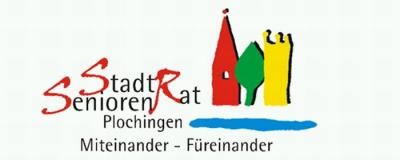 Logo StadtSeniorenRat Logo des StadtSeniorenRats neben dem Logo der Stadt Plochingen