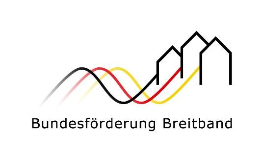 Logo des Zuwendungsgebers Bundesförderung Breitband