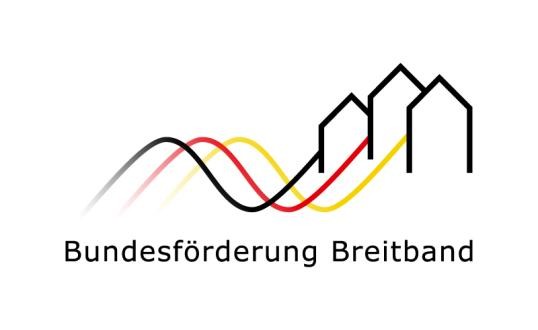 Logo des Zuwendungsgebers Bundesförderung Breitband
