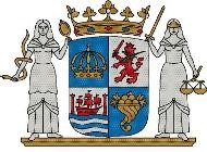Wappen der Stadt Landskrona 