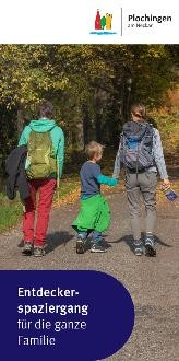 Ansicht des Informationsflyers zum Thema "Entdeckerspaziergang für die ganze Familie"