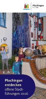 Ansicht des Informationsflyers zum Thema "Plochingen entdecken - offene Stadtführungen"