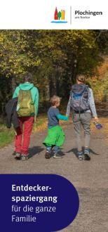 Ansicht des Informationsflyers zum Thema "Entdeckerspaziergang für die ganze Familie"