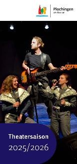 Ansicht des Informationsflyers zur Theatersaison 2025/2026