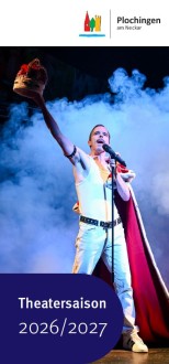 Ansicht des Informationsflyers zur Theatersaison 2026/2027