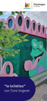 Ansicht des Informationsflyers zum Thema "les toilettes von Tomi Ungerer"
