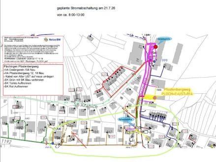 Stromabschaltung Pfostenbergweg