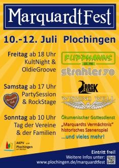 Plakat zum Marquardtfest