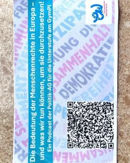 QR Code: Preisträger QR-Code der zum Podcast führt.