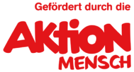Logo der Aktion Mensch, die das Projekt fördert Logo der Aktion Mensch, die das Projekt fördert